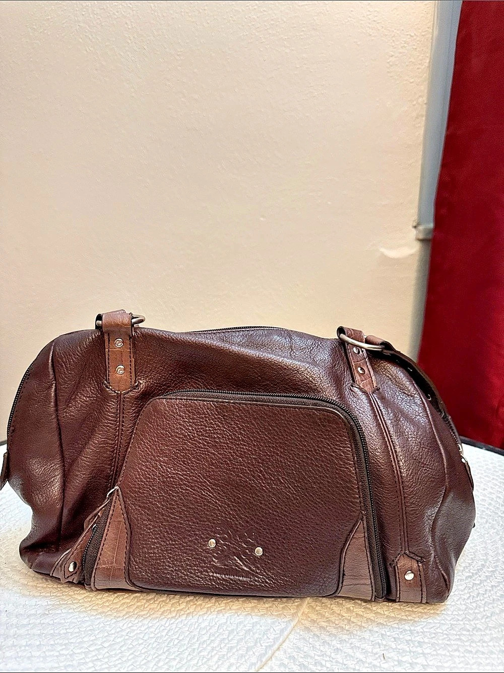 Stone Mountain Brown Leather Shoulder Bag